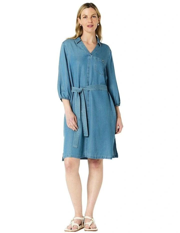 Eleanor Dress in Blue image 2
