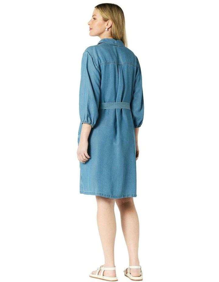 Eleanor Dress in Blue image 3