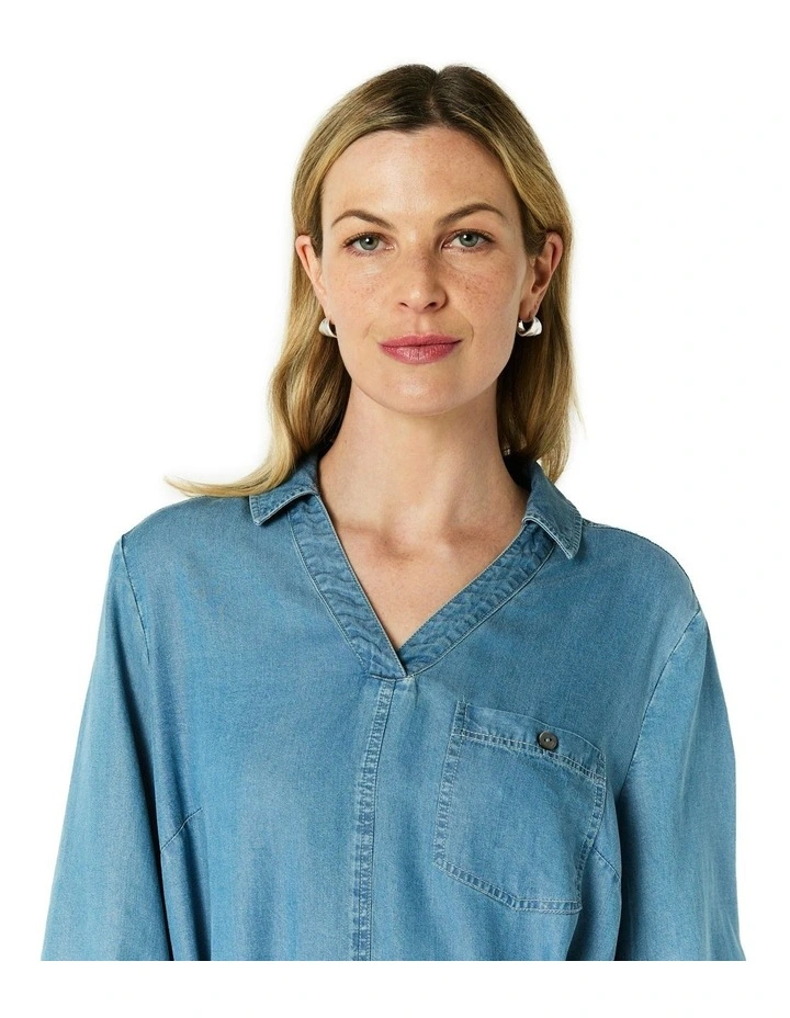 Eleanor Dress in Blue image 5