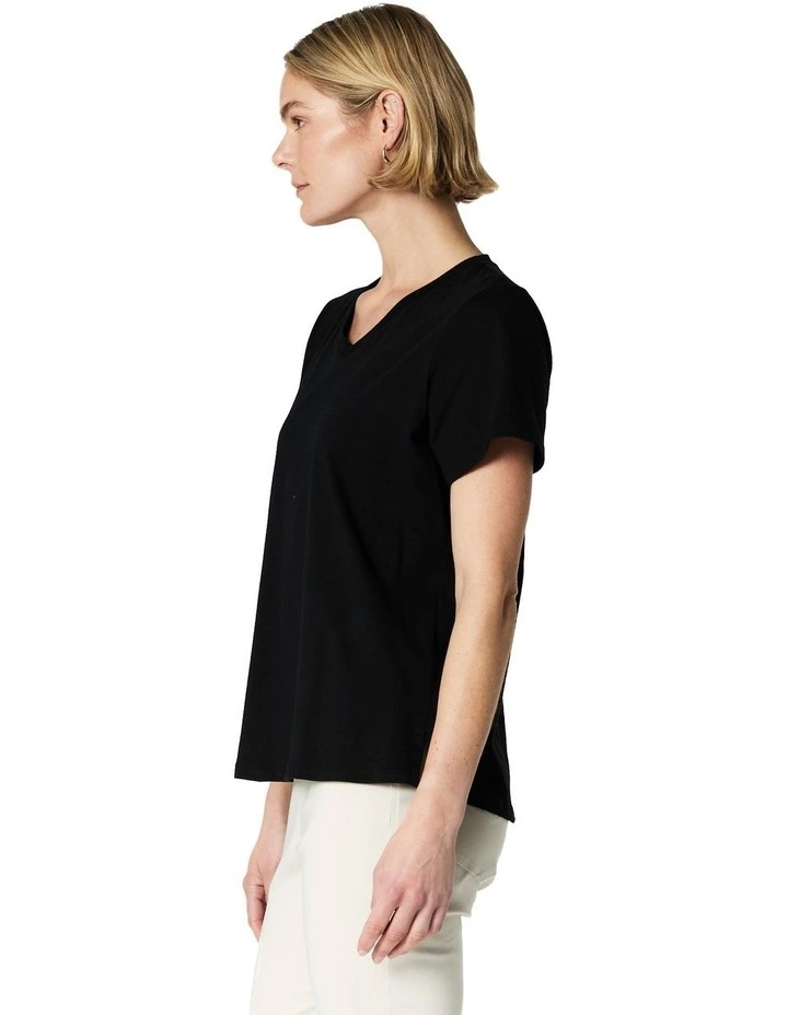 Erika Tee in Black image 3