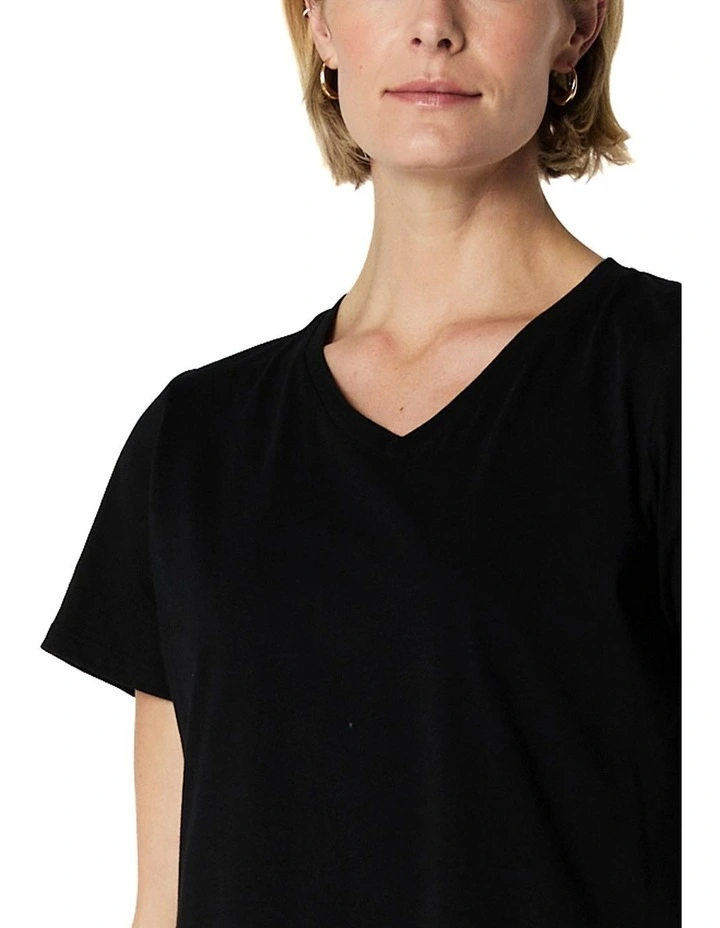 Erika Tee in Black image 6