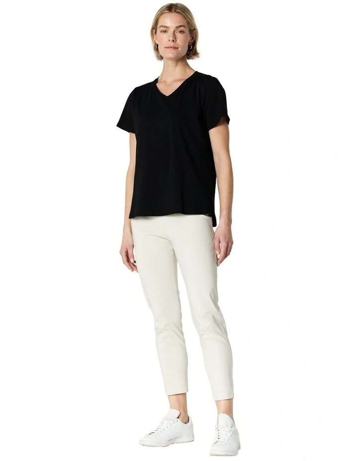 Erika Tee in Black image 7