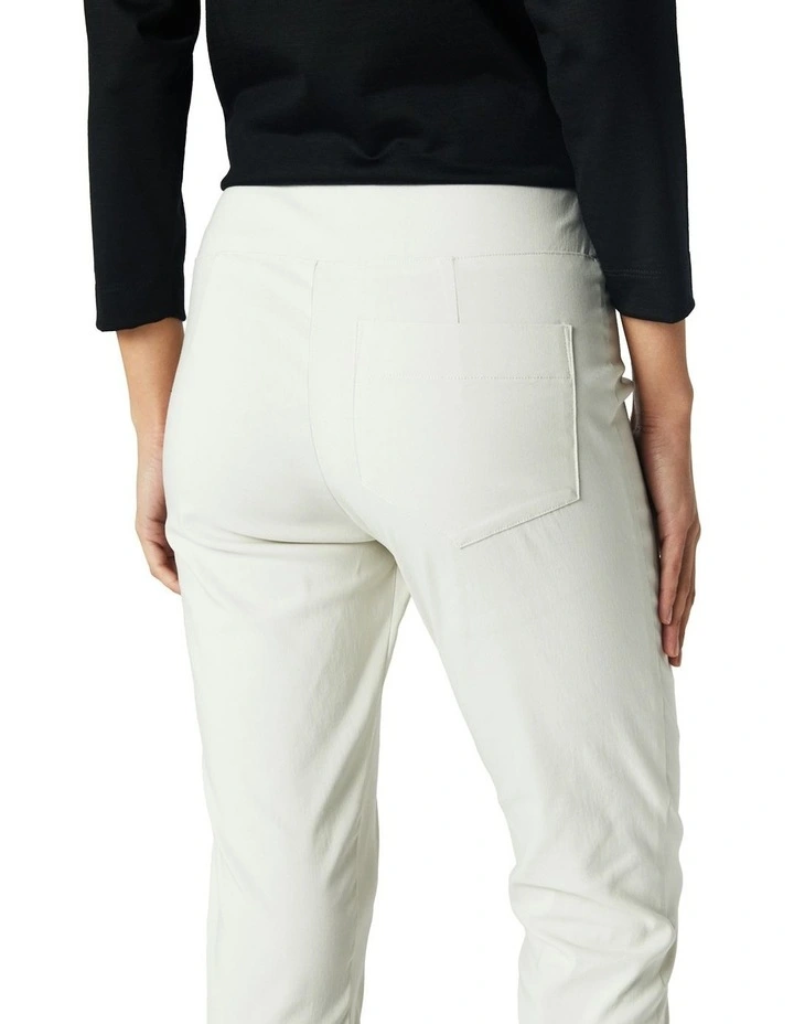 Long Capri Pant in Cream image 6