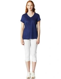 Pedal Pusher in White