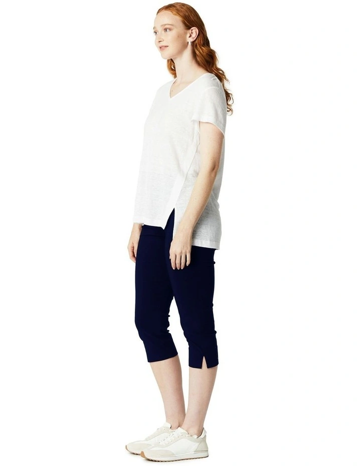 Pedal Pusher in Navy image 3