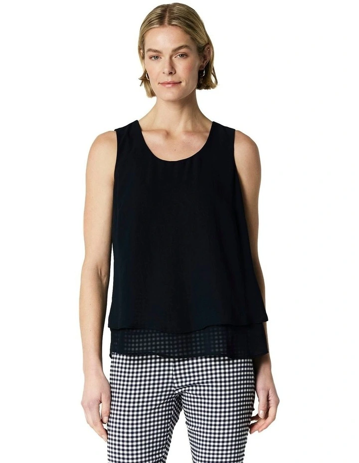 Delia Singlet in Navy image 1