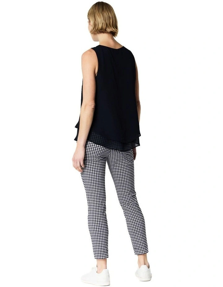 Delia Singlet in Navy image 2