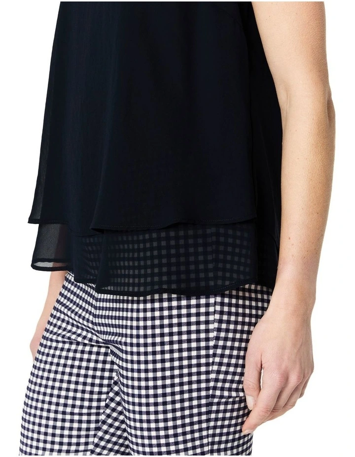 Delia Singlet in Navy image 5