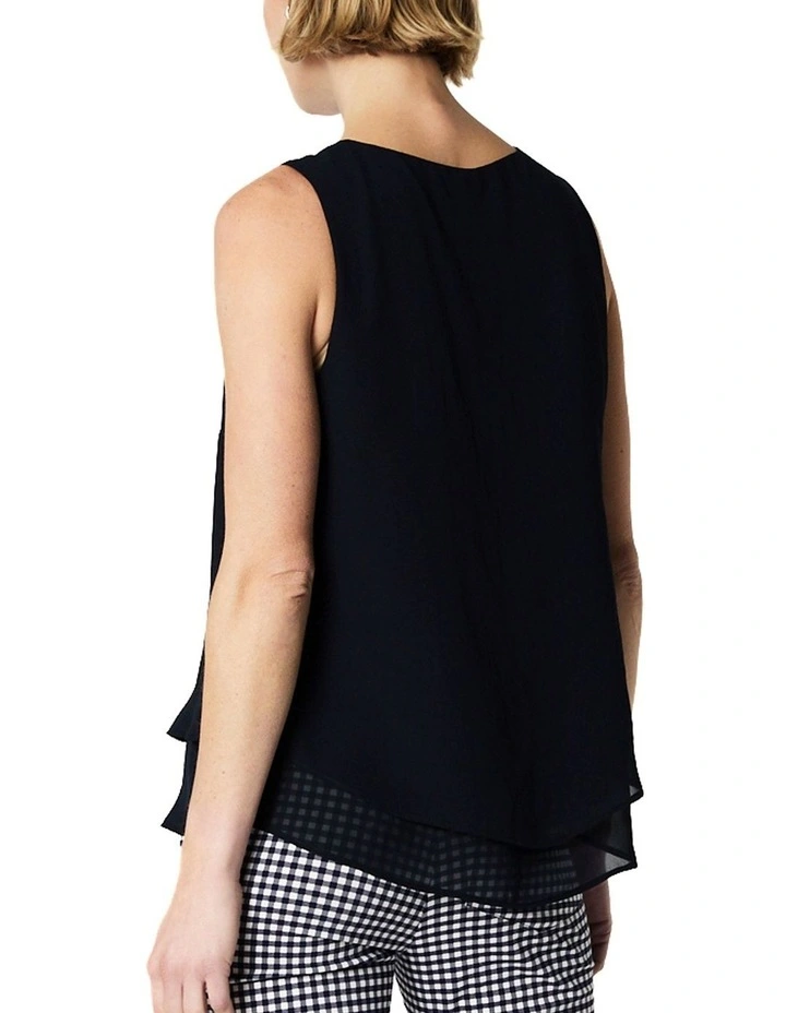 Delia Singlet in Navy image 6