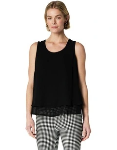 Delia Singlet in Black