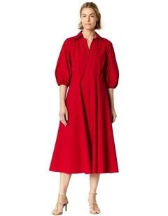 Lorelai Dress in Red
