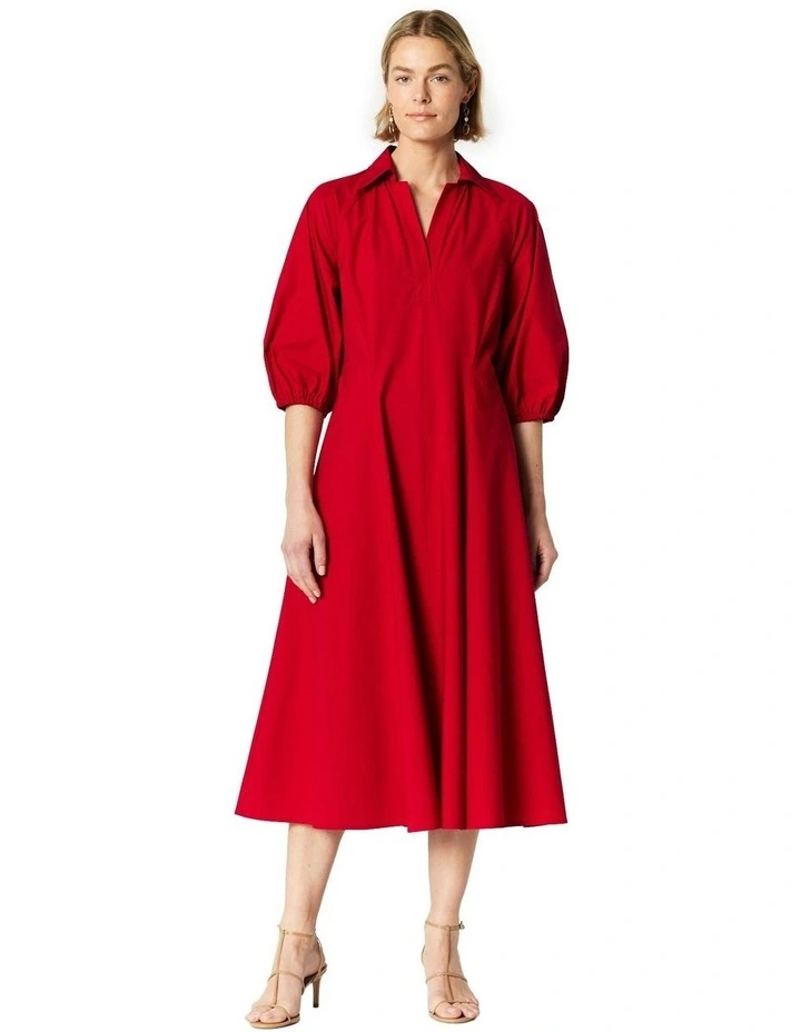 Lorelai Dress in Red image 1