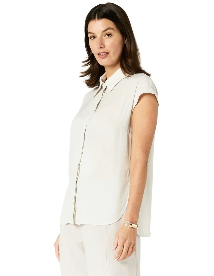 Anika Shirt in Stone image 3