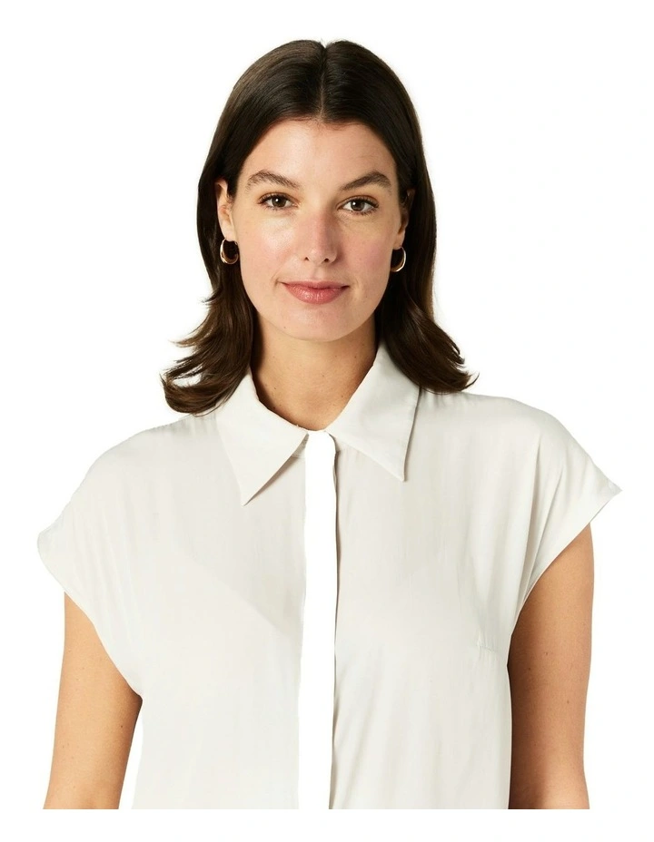 Anika Shirt in Stone image 4