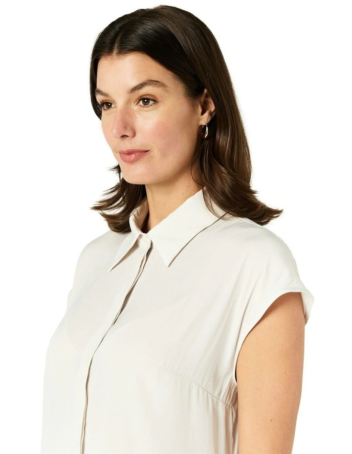 Anika Shirt in Stone image 5