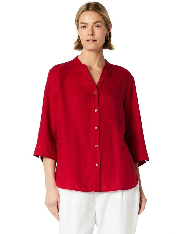 Paulina Overshirt in Red image 1