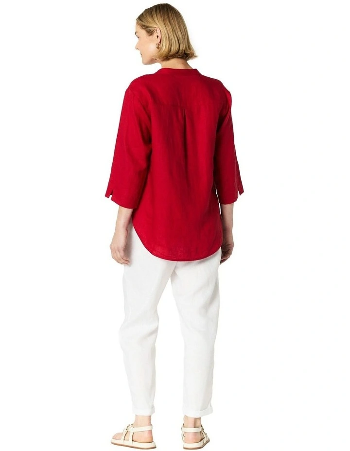 Paulina Overshirt in Red image 2