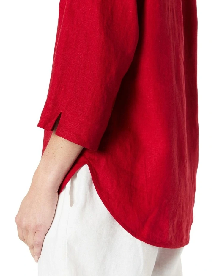 Paulina Overshirt in Red image 5
