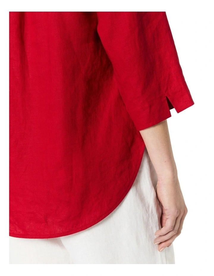 Paulina Overshirt in Red image 7