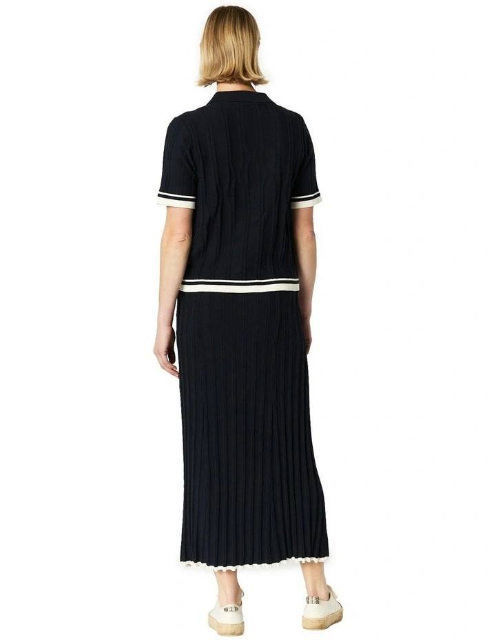 Bella Skirt in Navy image 2