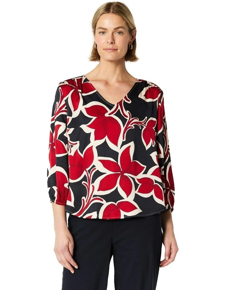 Shea Top in Multi image 1