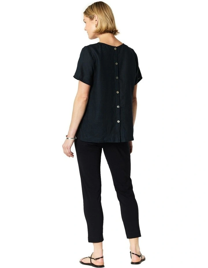 Bianca Top in Navy image 2