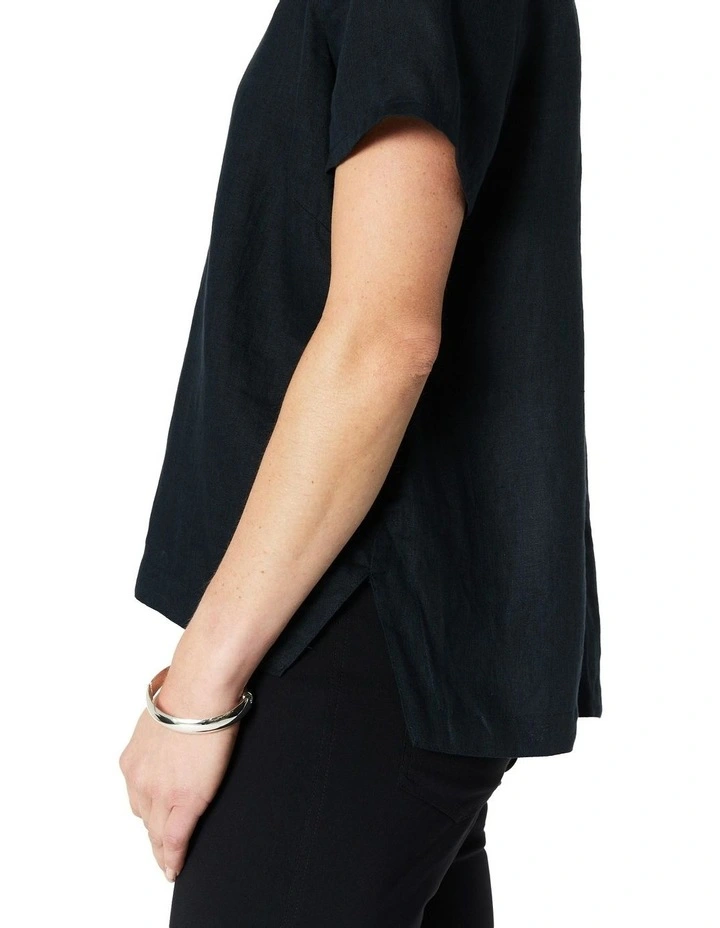 Bianca Top in Navy image 5