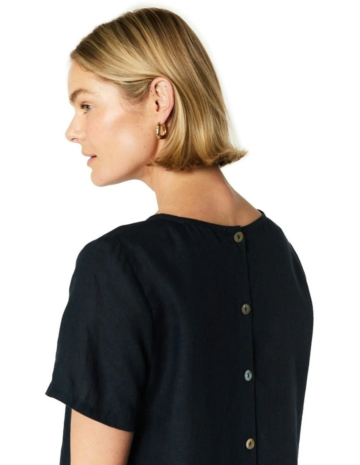 Bianca Top in Navy image 6