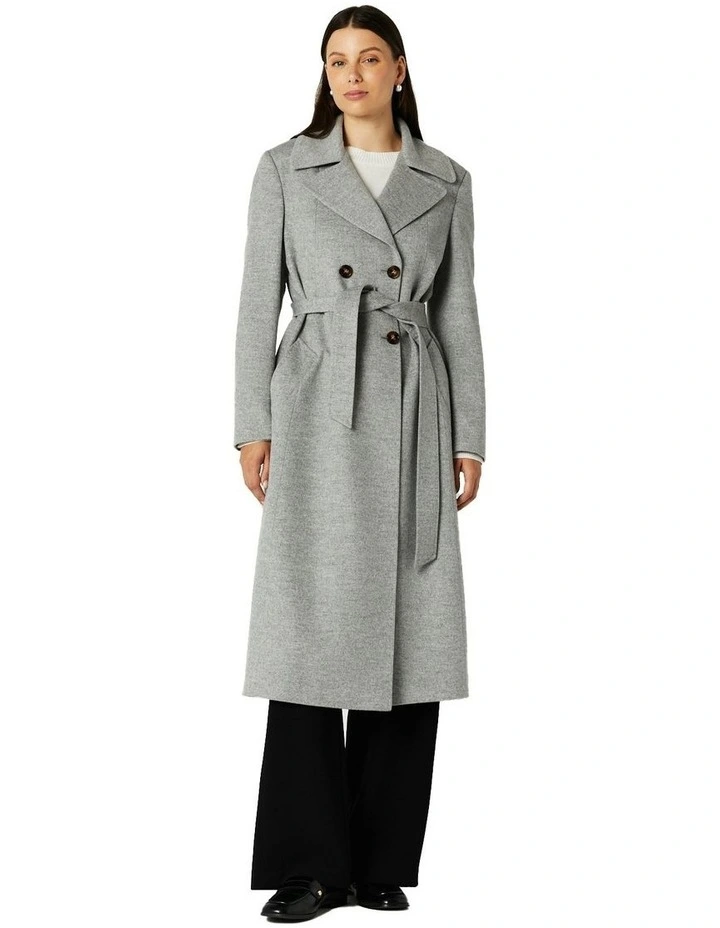 Audrey Coat in Silver image 4