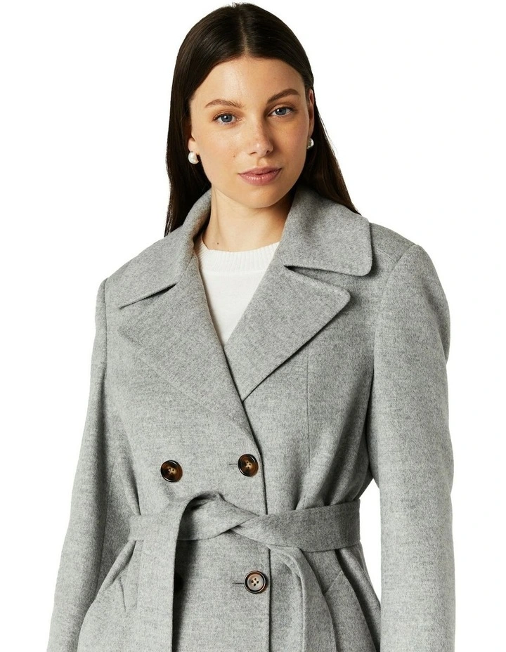 Audrey Coat in Silver image 7