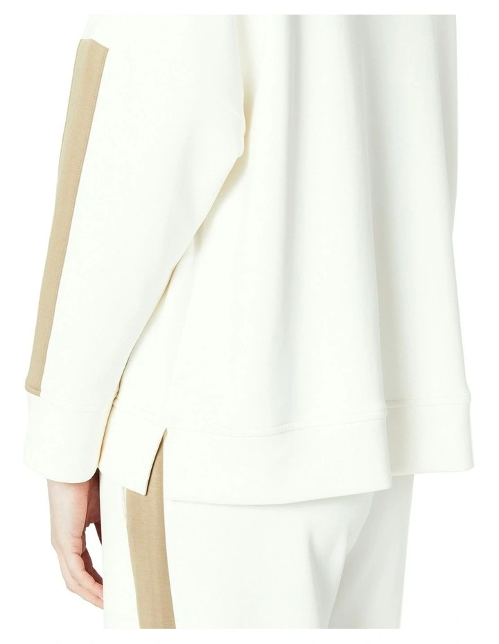 Opal Sweat Top in Cream image 6