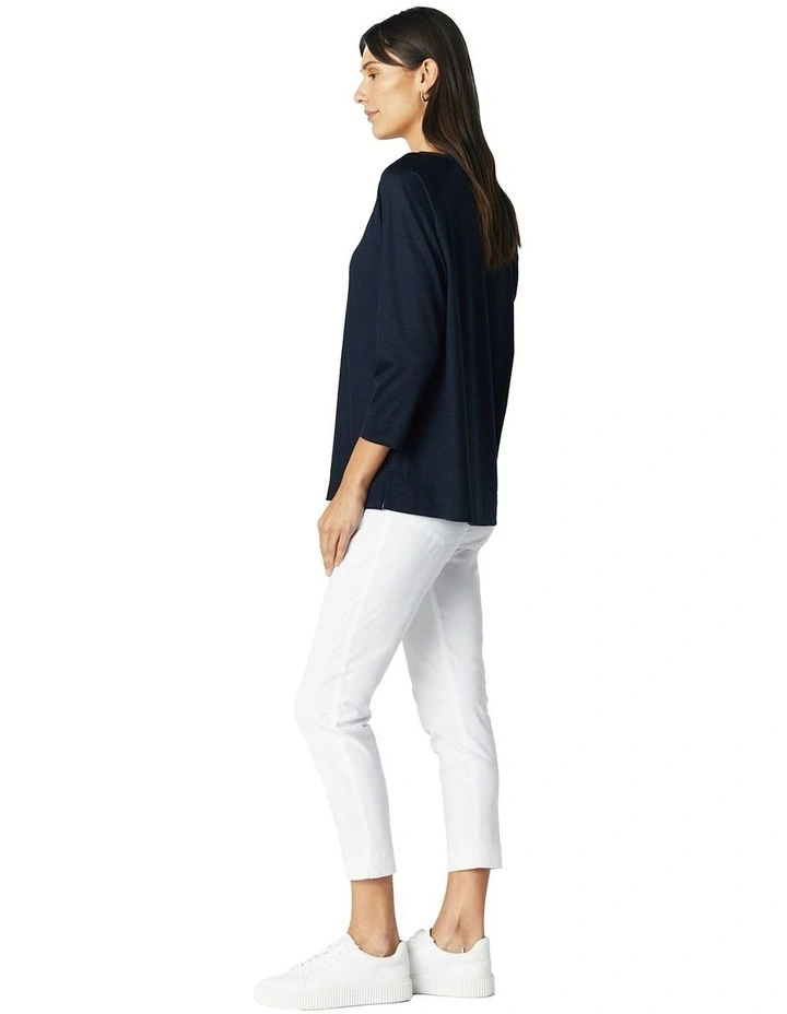 Cigariello Pant in White image 3