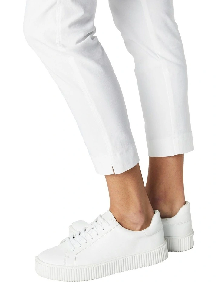 Cigariello Pant in White image 5