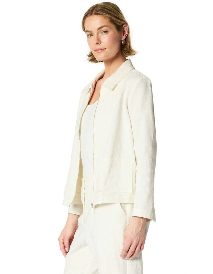 Elysia Jacket in Cream image 3