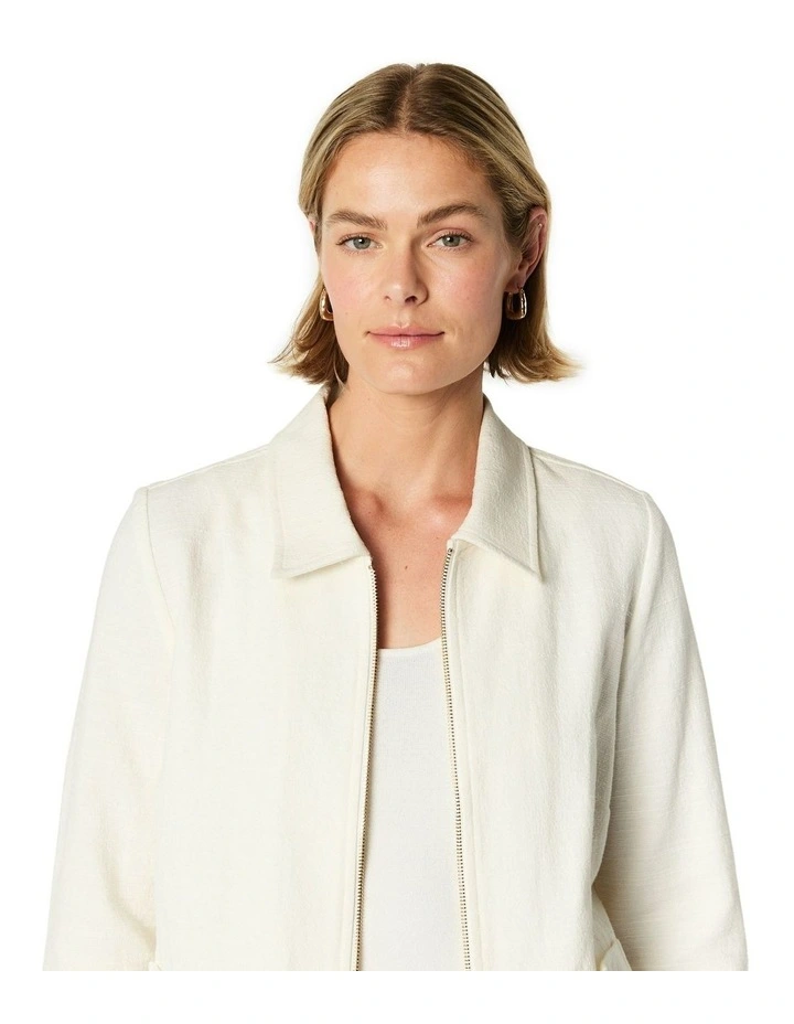 Elysia Jacket in Cream image 4
