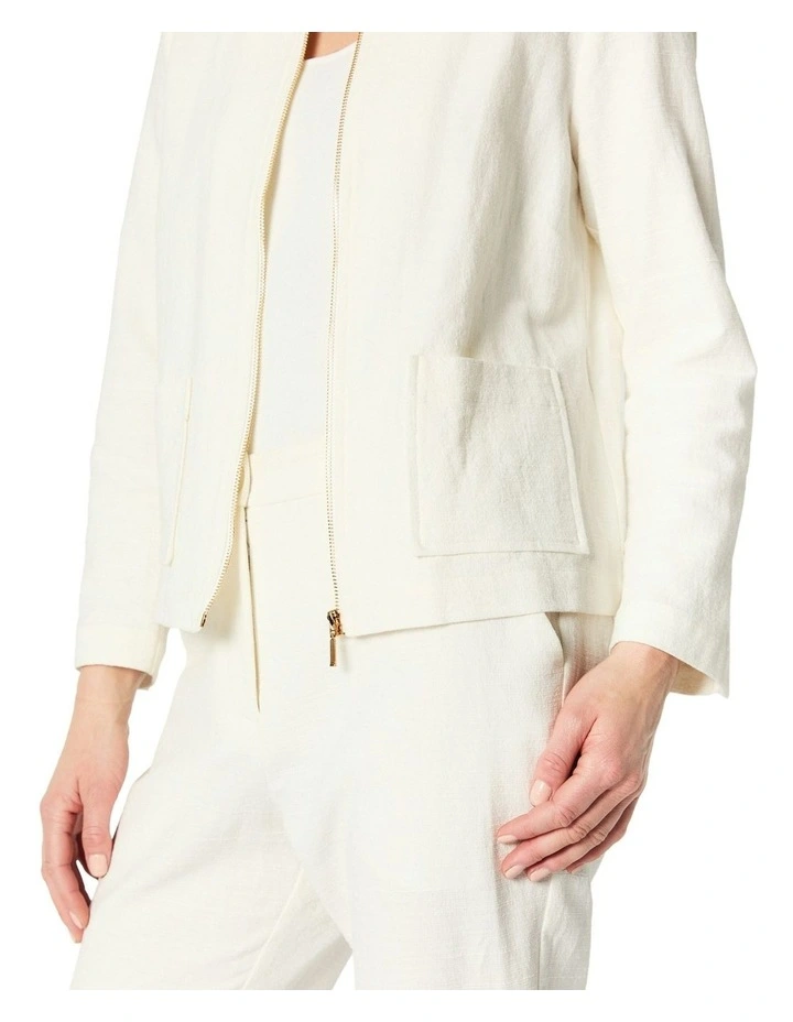 Elysia Jacket in Cream image 5