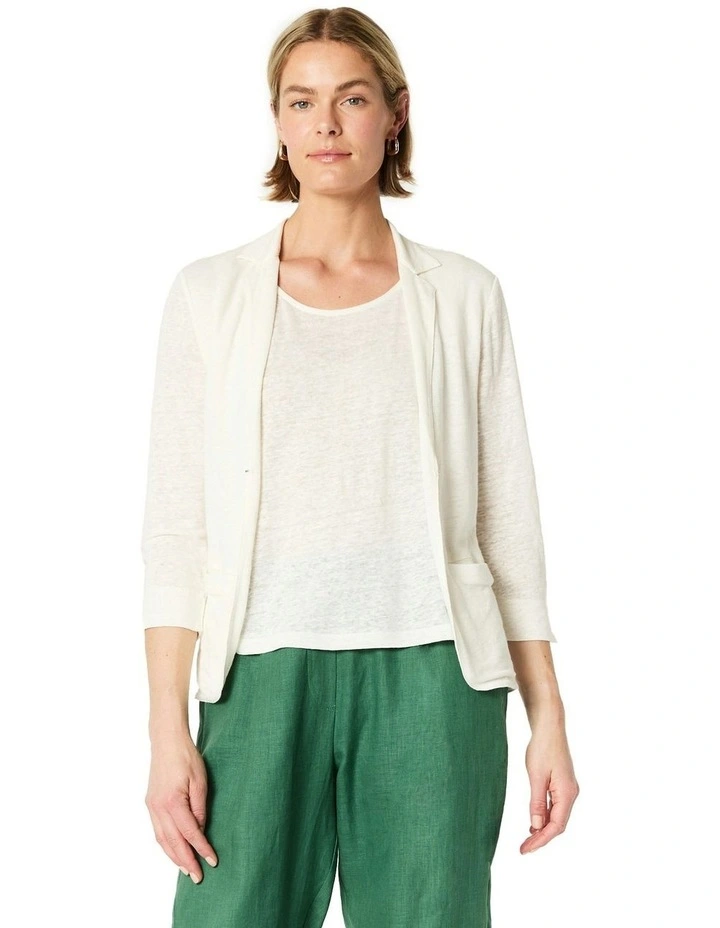 Eliana Jacket in Cream image 1
