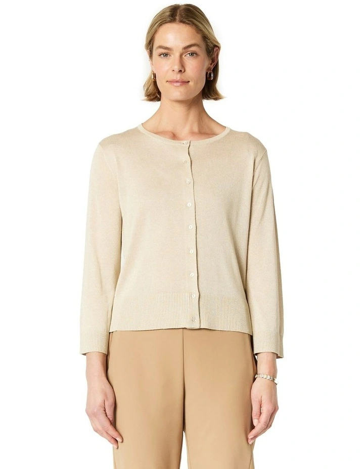 Giselle Cardigan in Sand image 1