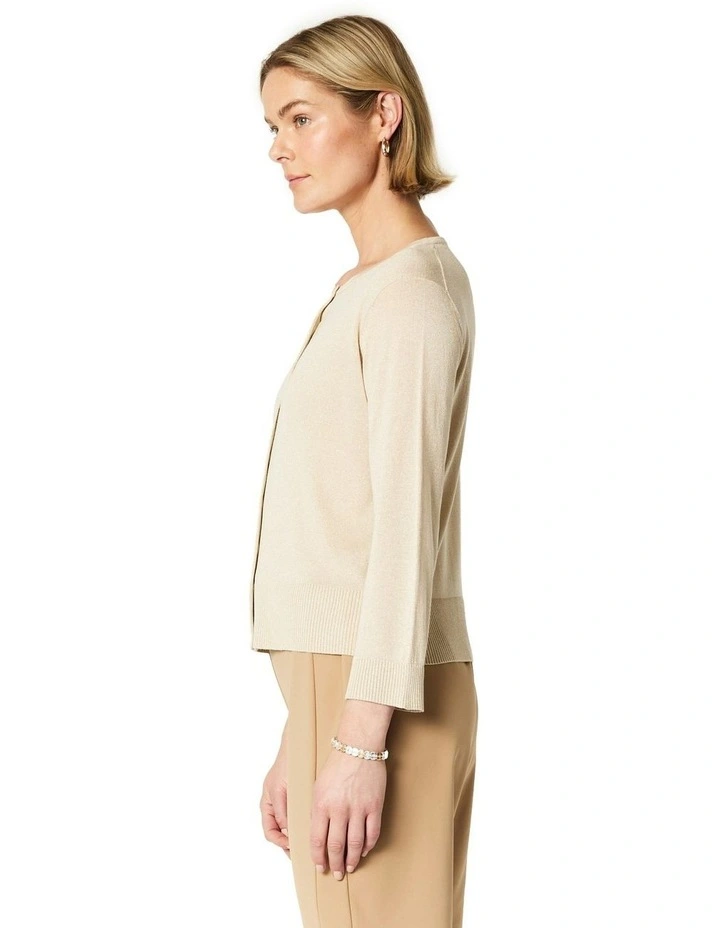 Giselle Cardigan in Sand image 3