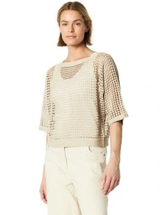 Anisha Knit Jumper in Natural