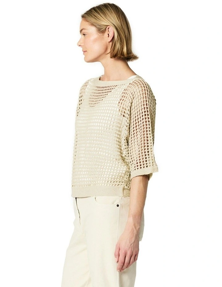 Anisha Knit Jumper in Natural image 3
