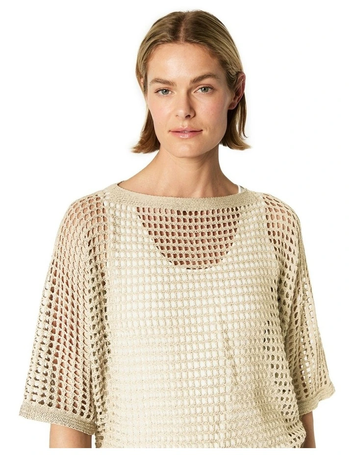 Anisha Knit Jumper in Natural image 4