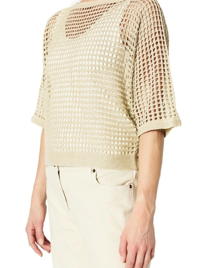 Anisha Knit Jumper in Natural image 5