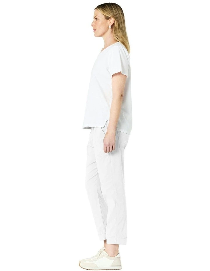 Morgan Pant in White image 3