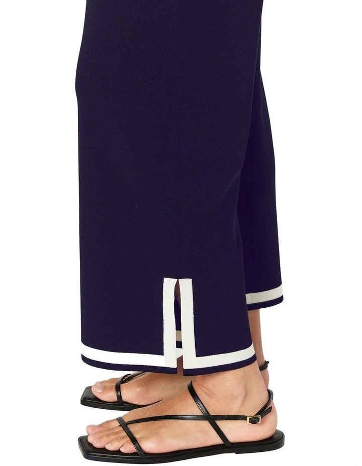Celene Pant in Navy/Ivory image 5