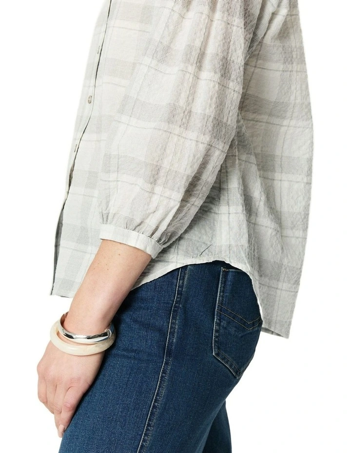 Maria Blouse in Grey image 5