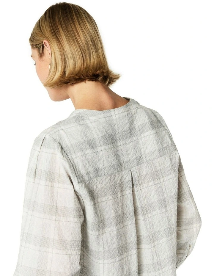 Maria Blouse in Grey image 6