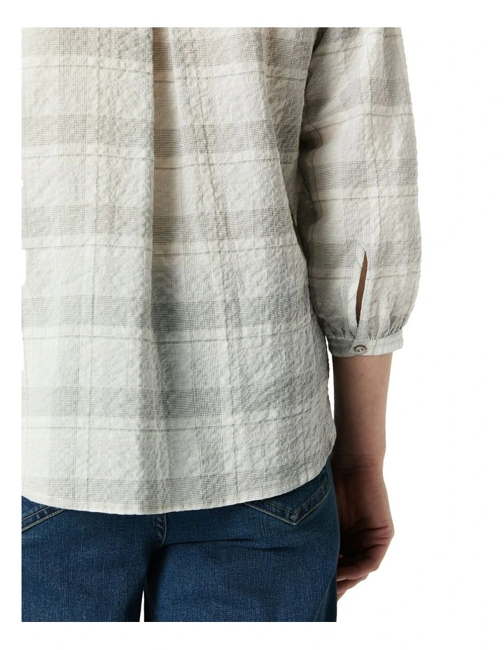 Maria Blouse in Grey image 7