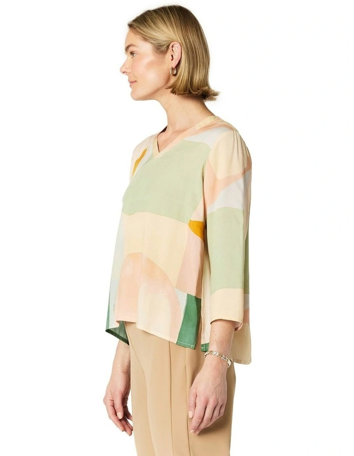 Rosita Top in Multi image 3