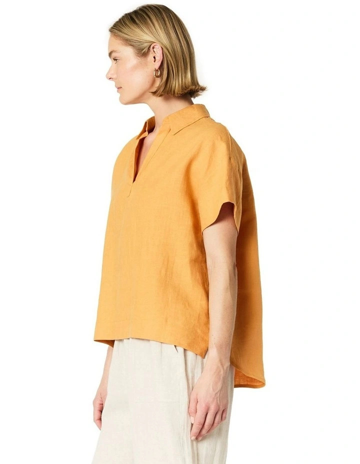 Gloria Top in Orange image 3